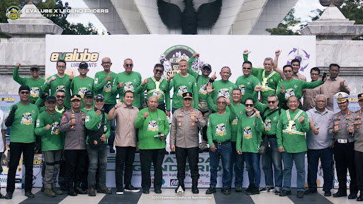 Oli Evalube Kembali Kolaborasi dengan Para Legenda Otomotif  Jelajahi Sumatera (Medan Menjadi Tujuan Akhir Touring Legend Riders Club bersama Evalube)